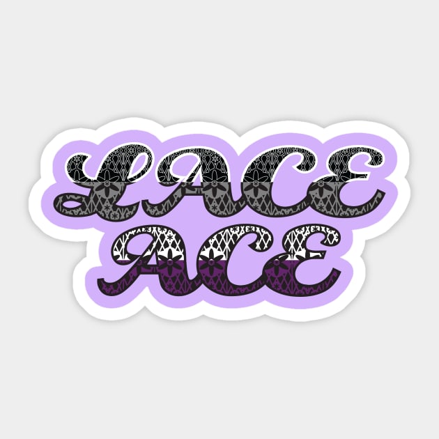 Lace Ace Sticker by TheBrigeedaRocks